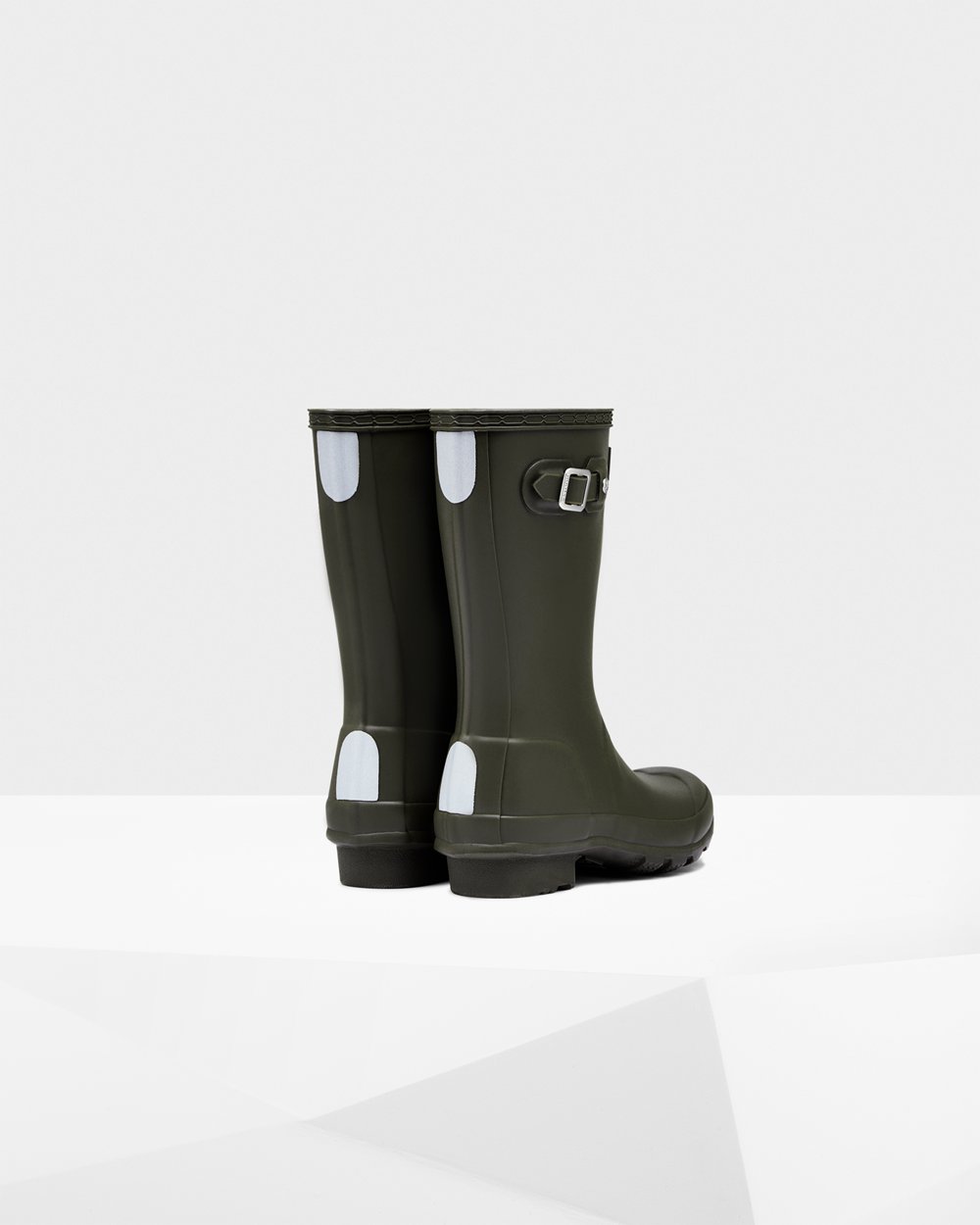 Botas de Lluvia Hunter Niños - Original Big - Verde Oscuro Oliva - KBGEAOS-75